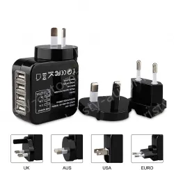 B2C hot sale Travel adapter multi socket for global use KRUSB-WLG3336B