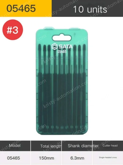 10Pcs single head cross #3 with a total length of 150mm-05465