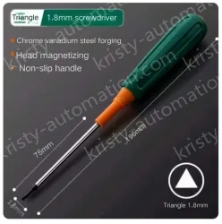 Triangle head screwdriver 1.8