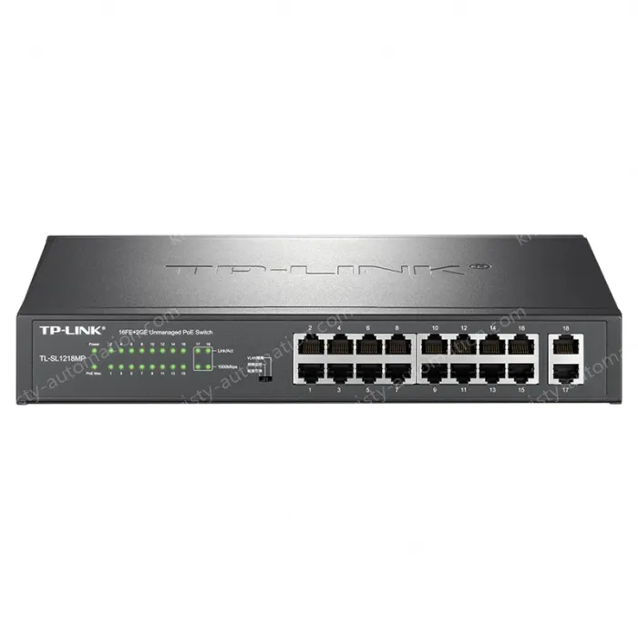 18 port Gigabit uplink Ethernet PoE switches