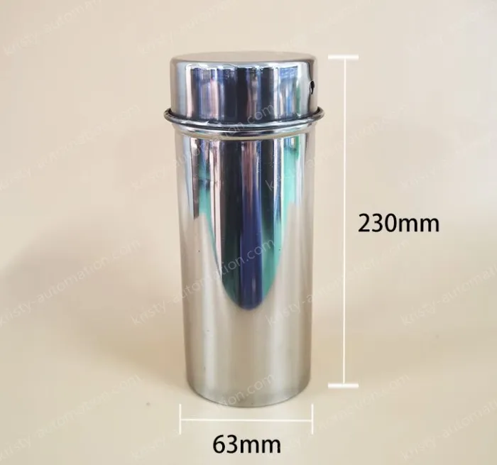 Straw sterilization bucket 63*230mm