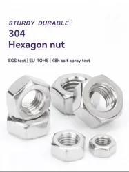 External hexagon nut 201 stainless steel-M20