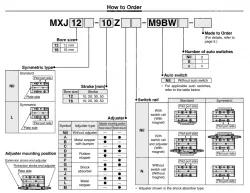 Air Slide Table MXJ Series MXJ16-30ZN