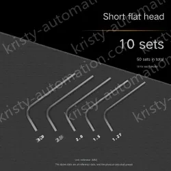 Black short [1.27+1.5+2.0+2.5+3mm] 10 sets