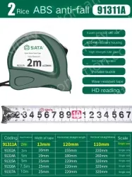 ABS drop resistance -2 m-ruler width 13mm-91311A