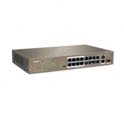 16FE+2GE/1SFP Desktop Switch With 16-Port PoE