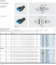 Push-in fitting QSY-8-6(FESTO)