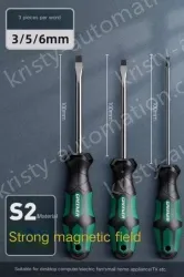 3/5/6mm slotted 3-piece set