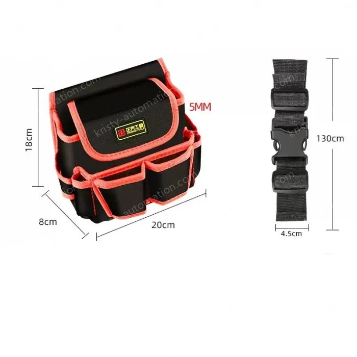 A multifunctional belt bag in red