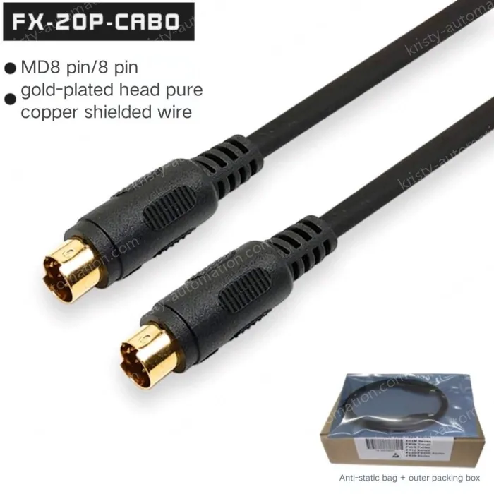 5m boxed Mitsubishi handheld programmer and FX PLC cable