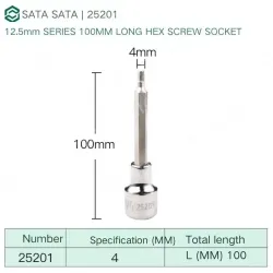 Dafei 4mm with a total length of 100mm-25201