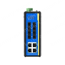 [100 Gigabit 4 Optical 4 Electrical] Ring Network Management Industrial Switch