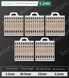 50 double-ended 3.2mm