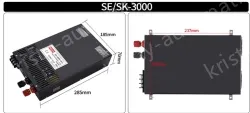 High-power switching power supply 3000W 60V