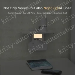 UK wall outlet extender