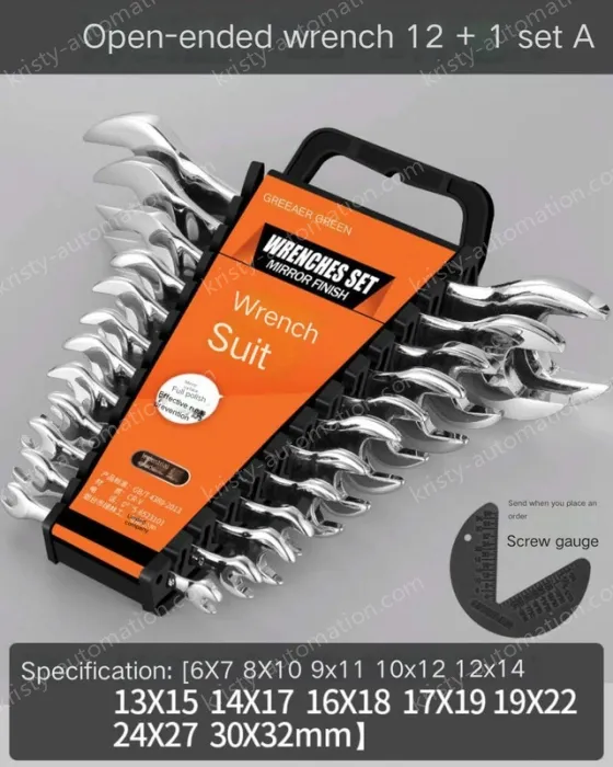 13 Piece Set (6-32) Plastic Frame Set Double-ended wrench