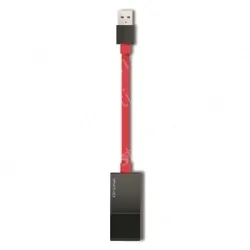 USB 2.0 to 100M Ethernet adapter Red