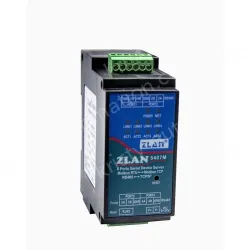 DIN rail type 4 serial port server