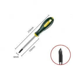 6&times;100mm cross strong magnetic chrome vanadium steel