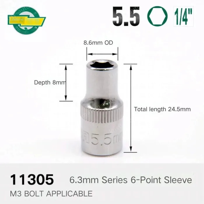 Xiaofei-5.5mm-6.3mm series 1/4-11305