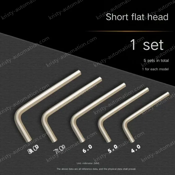 Nickel plating short [4+5+6+7+8mm] 1 set