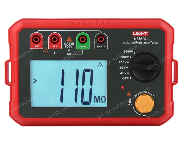 UT501C Insulation Resistance Tester 1000V Electronic Insulation Meter Leakage Detector Megohmmeter