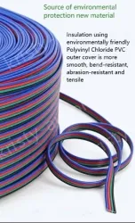 LED light connecting cable 22AWG*2 and (17/0.14TS)