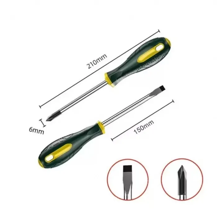 6&times;150mm (word + cross) strong magnetic chromium vanadium steel