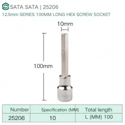 Dafei 10mm with a total length of 100mm-25206