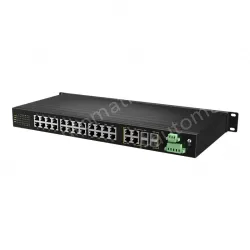 [full gigabit 28 port] managed industrial switch 24 RJ45 ports