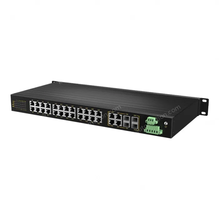 [full gigabit 28 port] managed industrial switch 24 RJ45 ports
