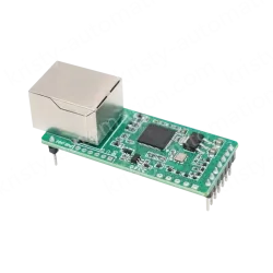 Low-cost serial-to-Ethernet module