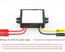 AC to DC power converter transformer step-down module regulator AC24V36V to DC12V 1A small plastic