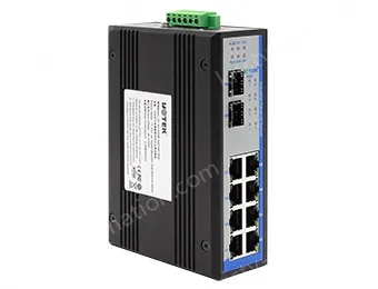 UOTEK 10-port managed gigabit POE ethernet switch