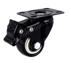 Casters 2.5-inch universal brakes