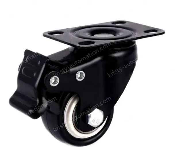 Casters 2.5-inch universal brakes
