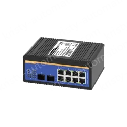10 Ports Full Gigabit Layer 2 Managed DIN RAIL Industrial Ethernet PoE Switch