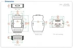 UOTEK Industrial RS-232 to RS-485/422 Converter with Isolation