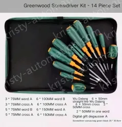 14-piece screwdriver canvas kit