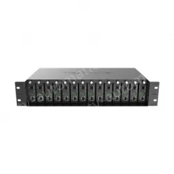 14-slot fiber optic transceiver chassis