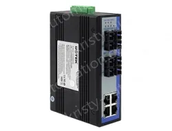 UOTEK 100M 4 Fiber Ports 4 RJ-45 Ports Industrial Switch