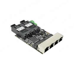 2 Ports Gigabit F(x) + 4 Ports Gigabit T(x) Embedded Switch