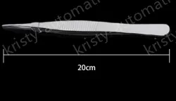 Stainless steel tweezers Straight tip (thick) 20cm