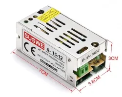 DC transformer switching power supply 12V 1A
