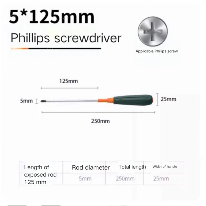 Phillips screwdriver 5*125