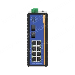 2 Ports Gigabit SFP + 8 Ports Gigabit T(x) Din-Rail Managed Industrial Ethernet Switch