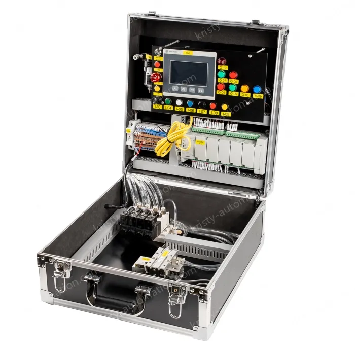 AB Micro850 Pneumatic Component Sequence Control Training Box(Without HMI)