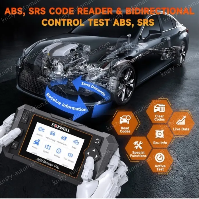 Foxwell NT650PRO Automotive OBD Tester ABS SRS Diagnostic Tool