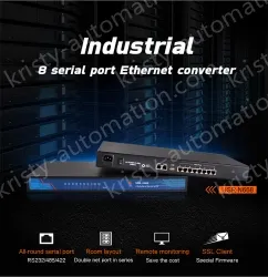 Eight serial servers