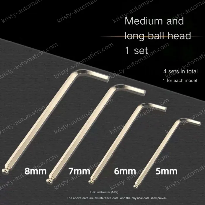 1 nickel plating medium and long [5+6+7+8mm] each